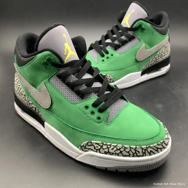 Kicked Out Shoe Store Tinker shoes Air 3 PE Ducks Retro Oregon Jordan AJ3 867493 0523